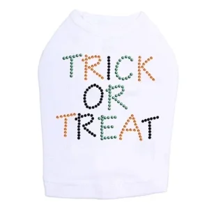 Trick or Treat Rhinestones Tank Top - Many Colors