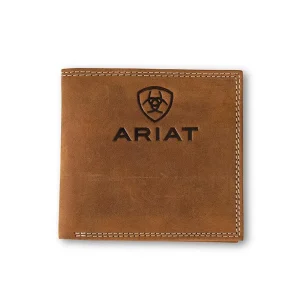 TriFold Plain Brown Wallet