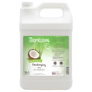 Tropiclean Aloe and Coconut Deodorizing Dog Shampoo, 1 Gallon
