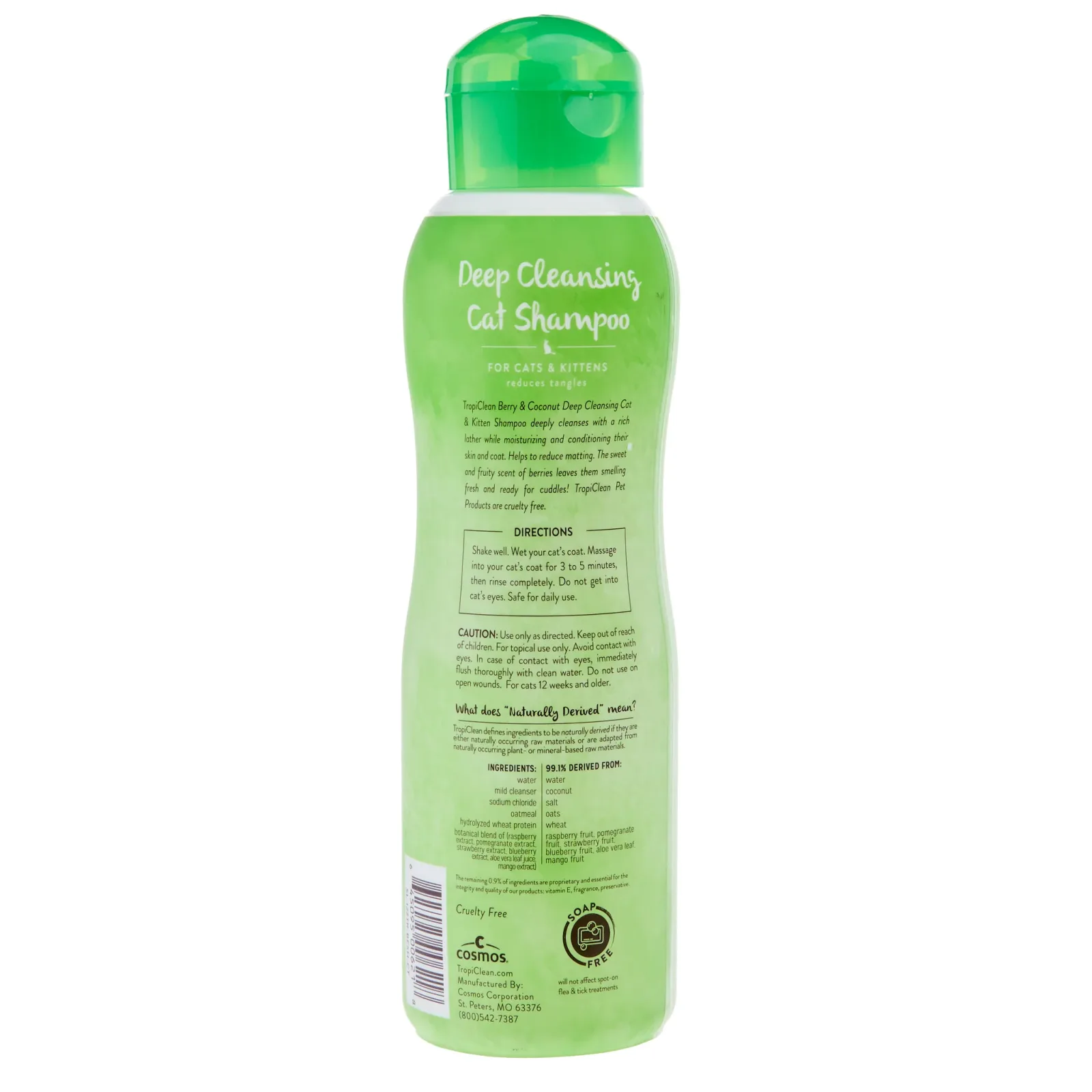 Tropiclean Deep Cleansing Cat & Kitten Shampoo - Image 2