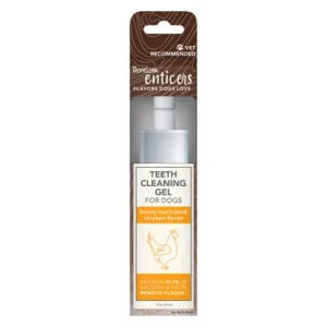 TropiClean Enticers Honey Marinated Chicken Flavor Teeth Cleaning Gel for Dogs