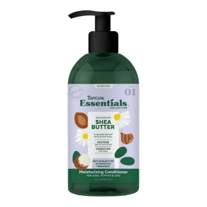 TropiClean Essentials Shea Butter Conditioner for Dogs 16 oz
