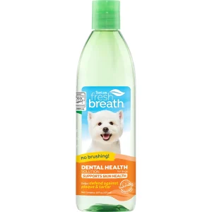 Tropiclean Fresh Breath Water Additive Plus Skin & Coat for Dogs and Cats