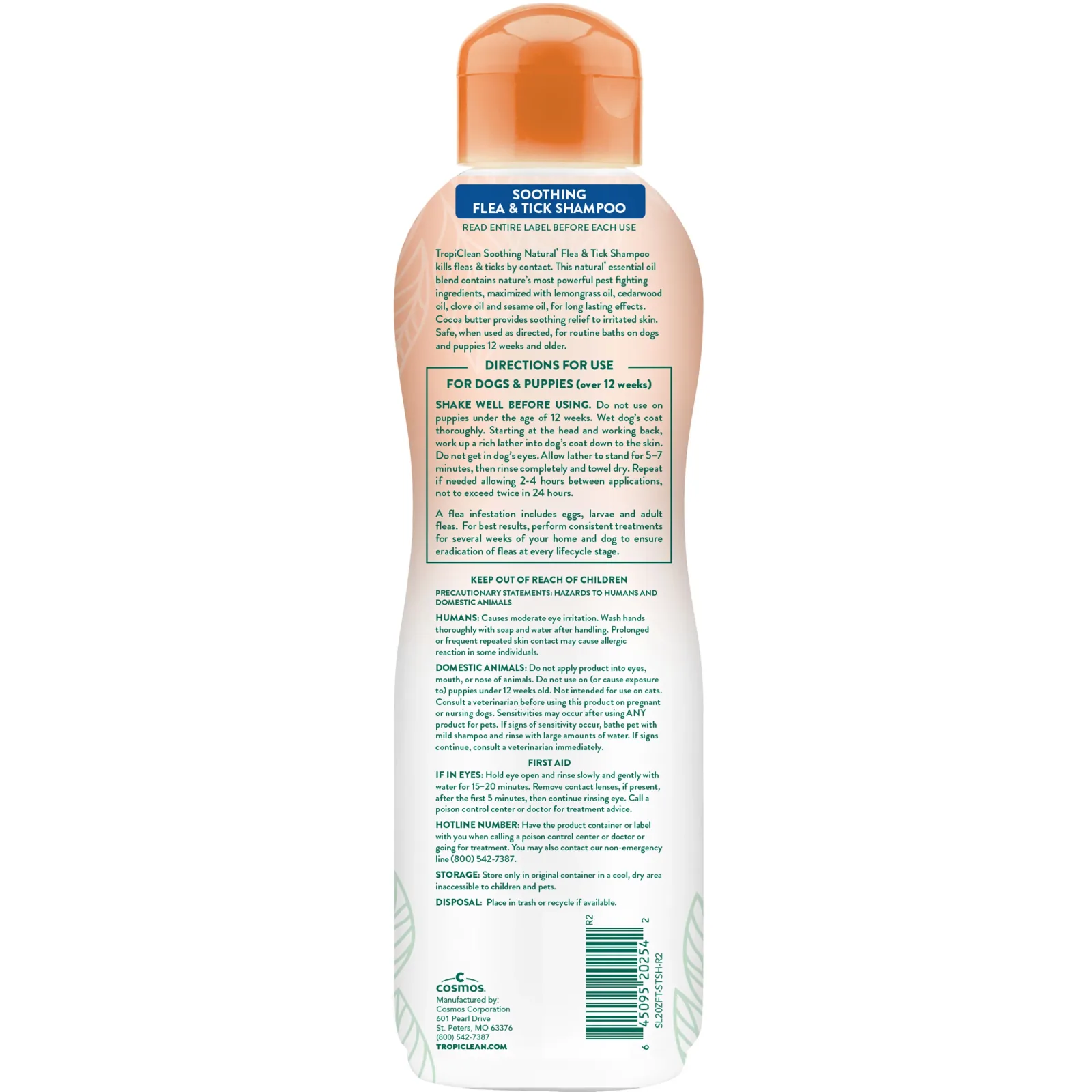 Tropiclean Natural Flea & Tick Shampoo Plus Soothing - Image 2