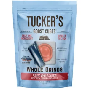Tucker's Boost Cubes Whole Grinds Pureed Whole Salmon Frozen Dog & Cat Meal Topper