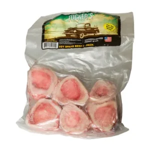 Tucker's Raw Frozen Beef Toy Breed Dog Bones
