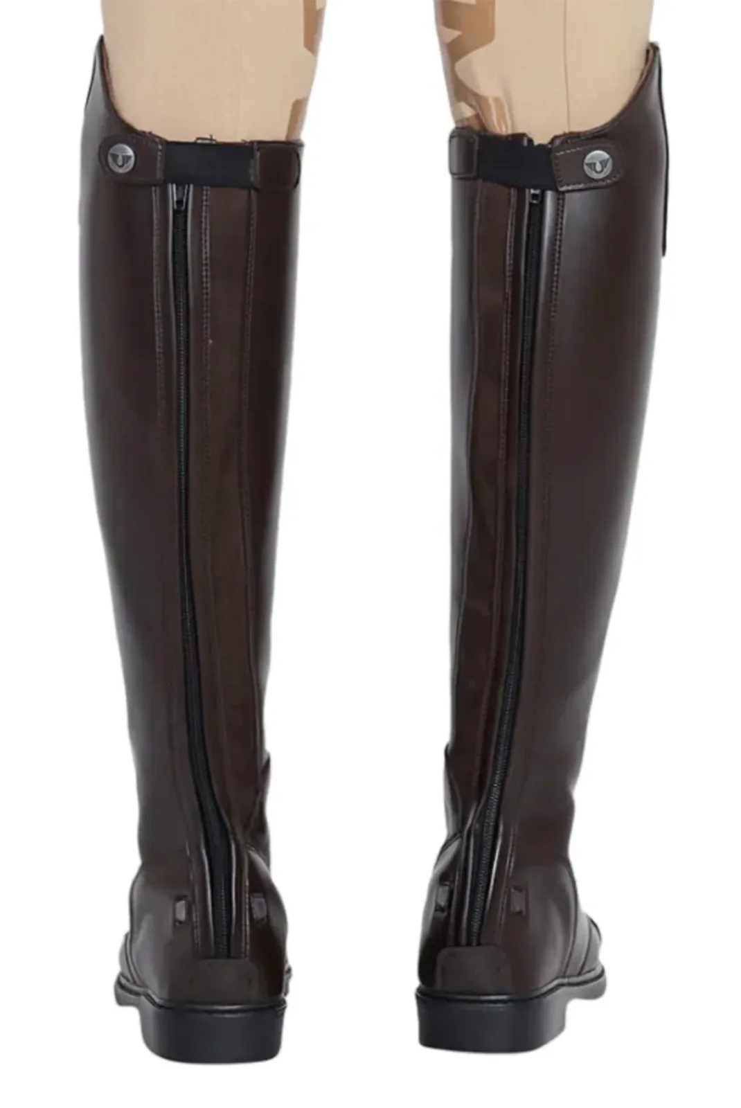TuffRider® Children’s Starter Back-Zip Synthetic Leather Field Boots in Mocha - Image 2