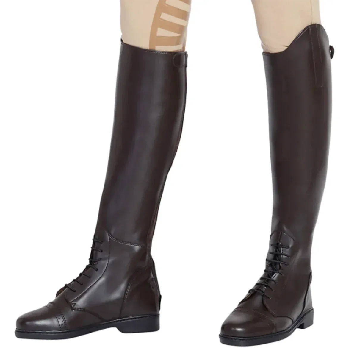 TuffRider® Children’s Starter Back-Zip Synthetic Leather Field Boots in Mocha