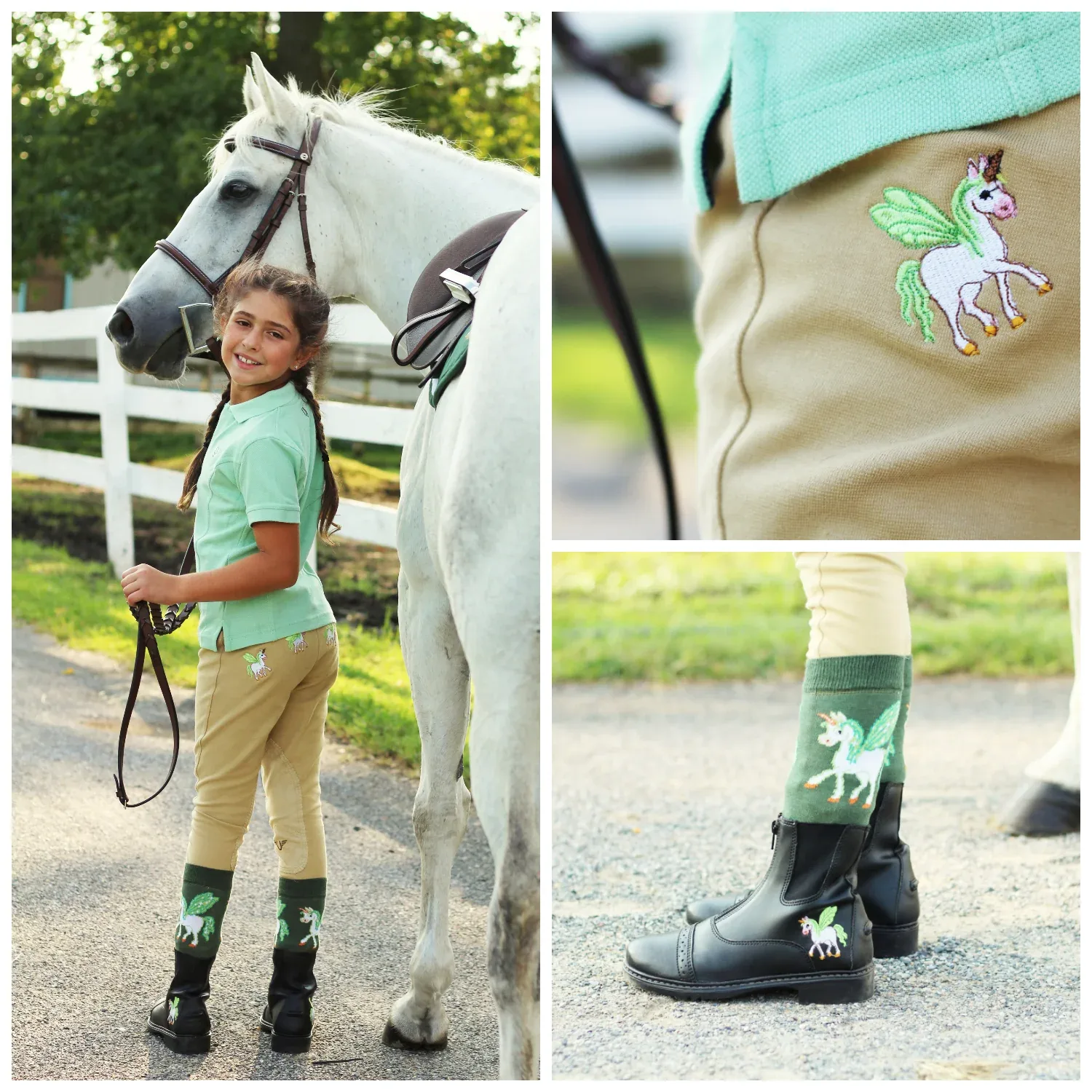 TuffRider® Children's Unicorn Starter Front-Zip Paddock Boot - Image 2