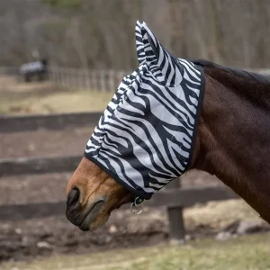 TuffRider Comfy Plus Zebra Fly Mask
