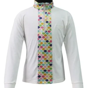 Tuffrider Kids Iris Equicool Riding Shirt Lg Brn