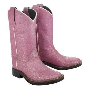 Tuffrider Kids Pink Glitter Western Boots
