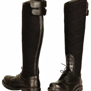 TuffRider® Ladies' Alpine Quilted Field Boots in Synthetic Leather