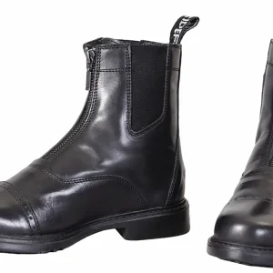 TuffRider® Ladies' Baroque Front Zip Paddock Boots with Metal Zipper
