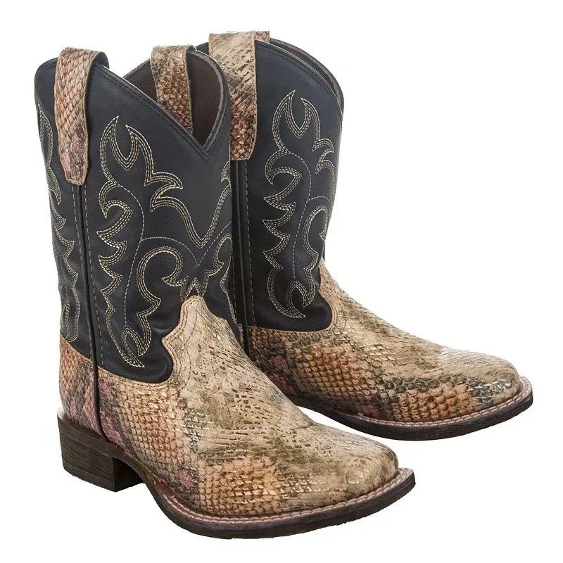 TuffRider Youth Snake In My Boot Western Black