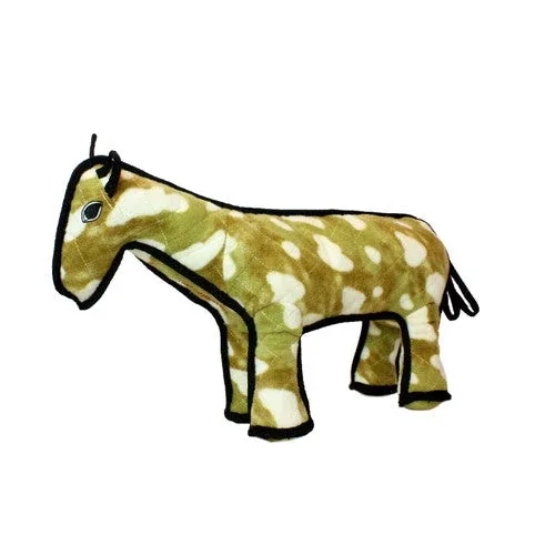 Tuffy Barnyard Horse Durable Dog Toy Brown 19.5in - Image 2