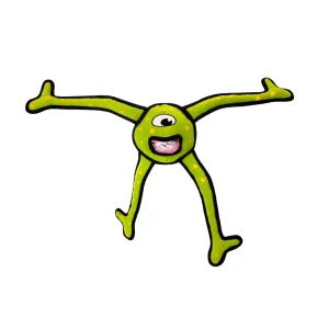 Tuffy Dog Toys Alien Green Legs