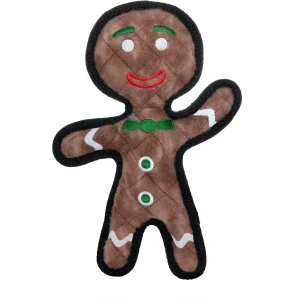 Tuffy Dog Toys Jingle the Gingerbread Man
