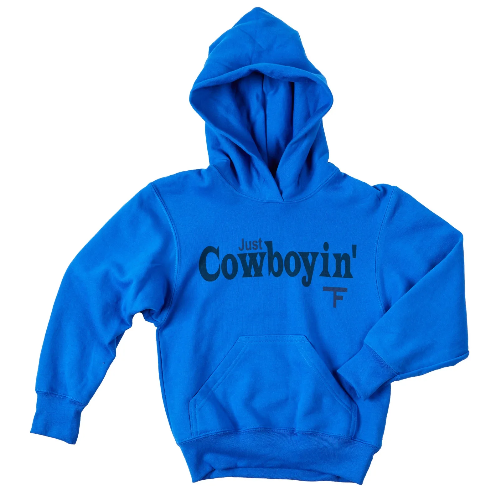 Twisted Filly Boys Just Cowboyin Blue Hoodie - Image 2