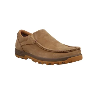 Twisted X Men's Camel Slip On Driving Moc