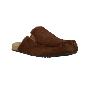 Twisted X Women's Dark Brown & Tan Hair On Mule
