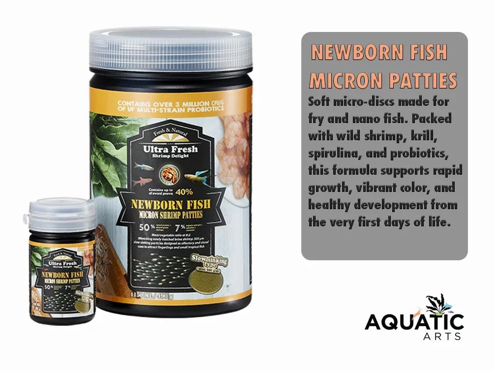 Ultra Fresh Newborn Fish Micron Shrimp Patties - Image 2