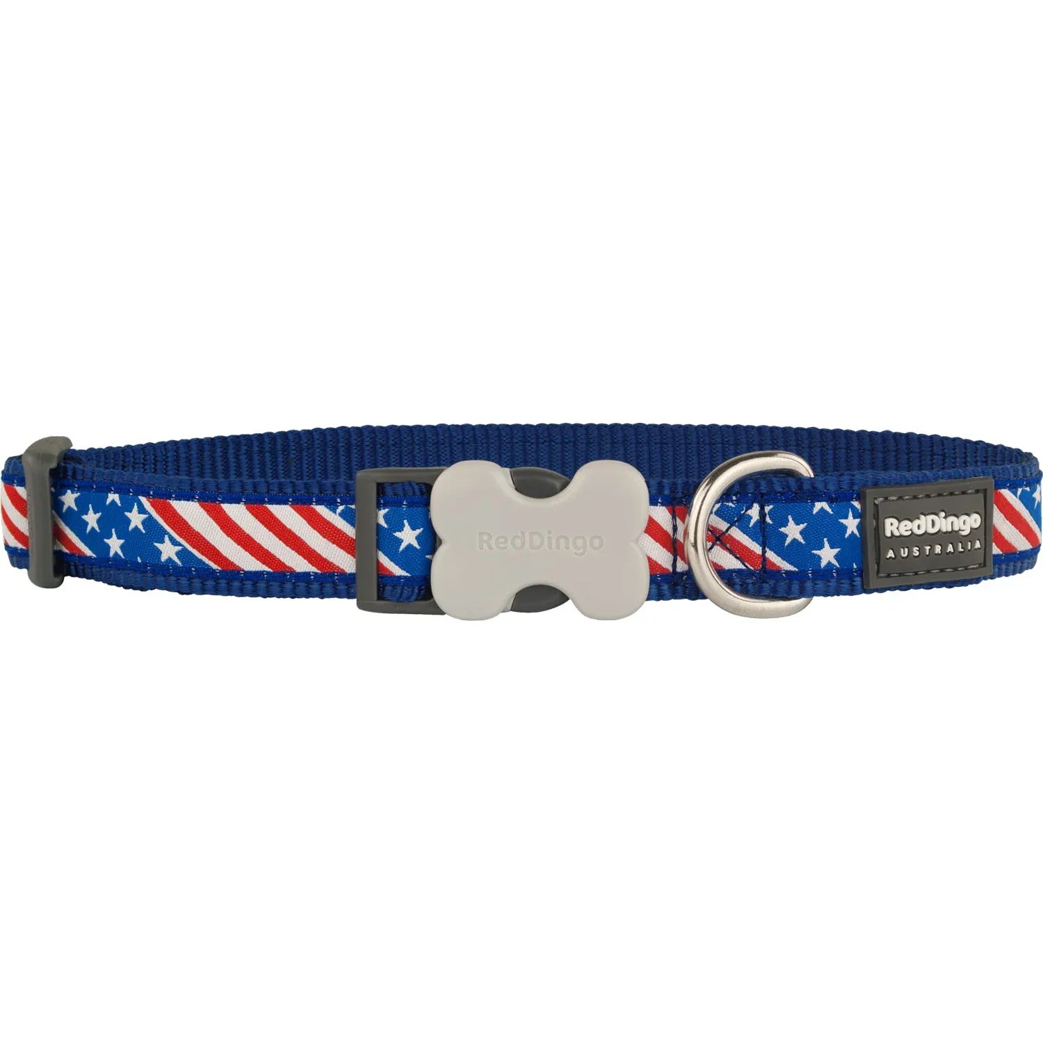 US Flag Dog Collar
