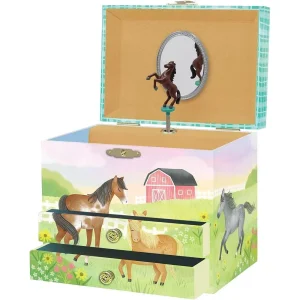 Us Toy Horse Mical with Drawer Jewelry Box