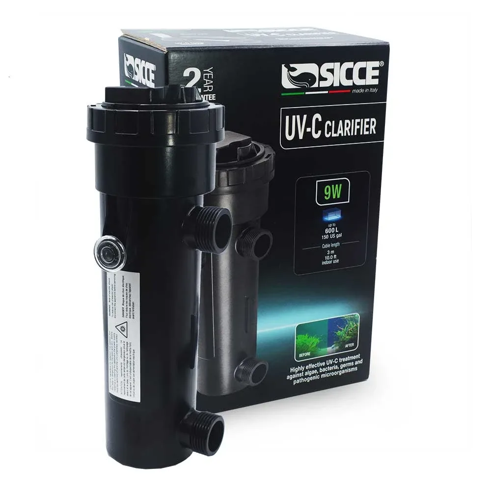 UV-C (9 Watt) Clarifier Ultraviolet UV Sterilizer - Sicce