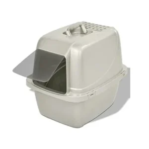 Van Ness Enclosed Cat Litter Pan - White - Large
