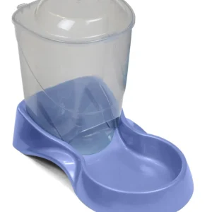 Van Ness Plastics Auto Pet Feeder Blue/Clear SM 3lb