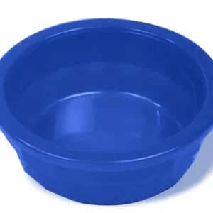 Van Ness Plastics Crock Heavyweight Dish For Cat Blue Medium
