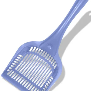 Van Ness Plastics Long Handled Cat Litter Scoop Blue Extra-Giant