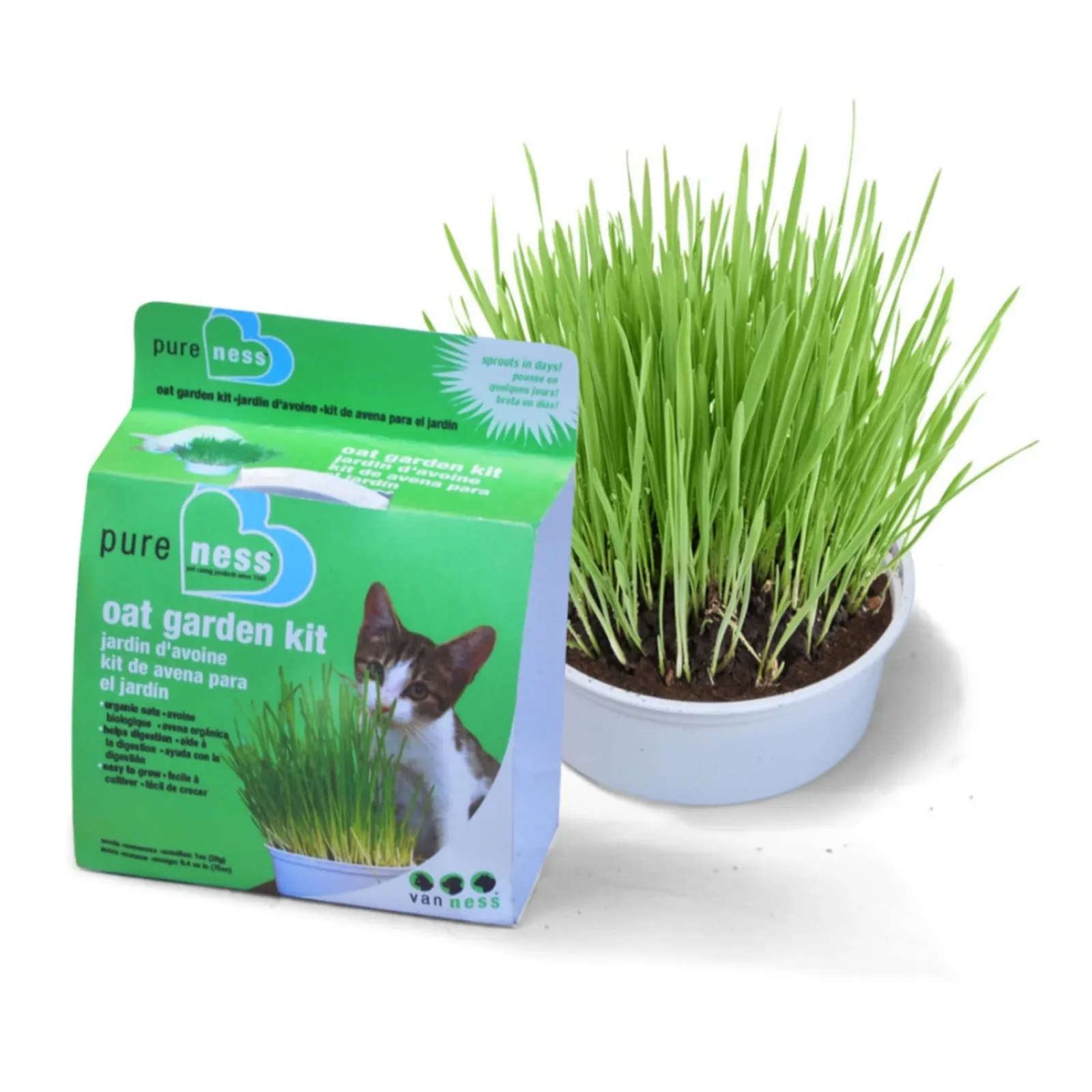 Van Ness Plastics Pureness Oat Garden Kit, 4 oz