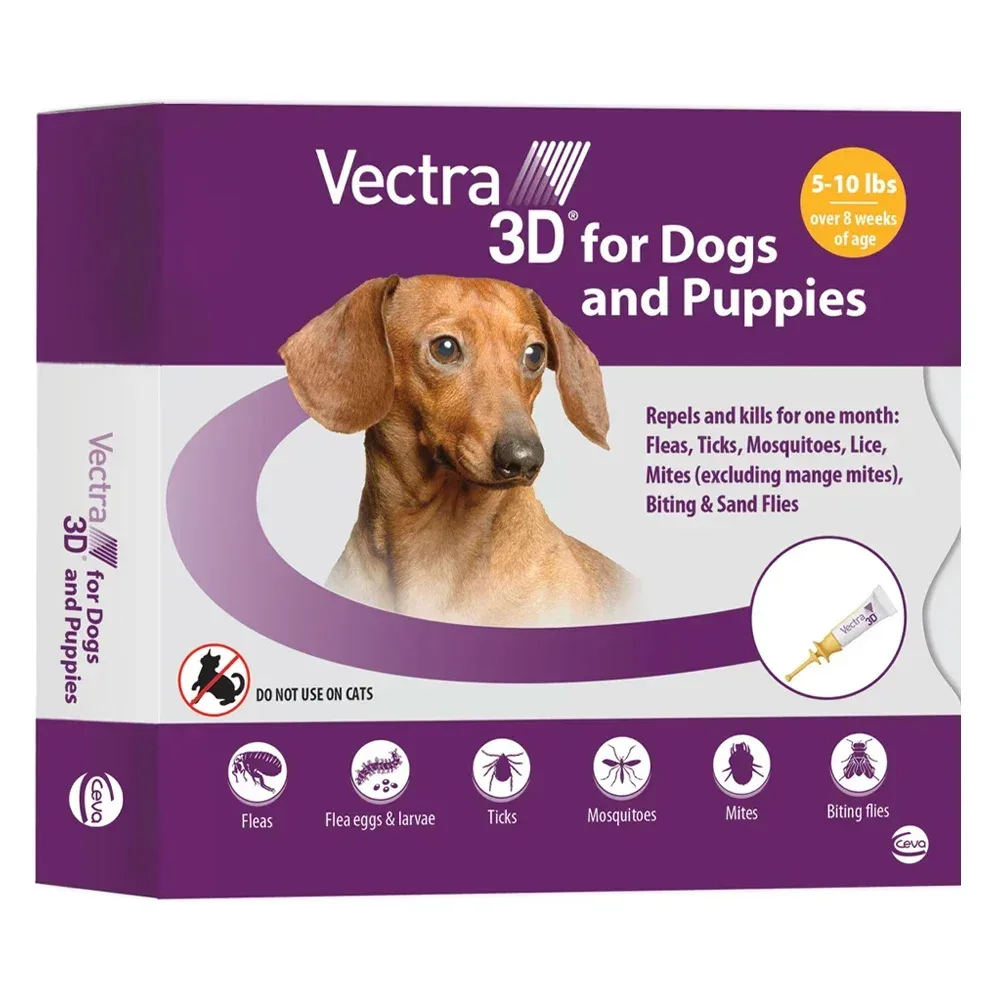 Vectra 3d for Dogs & Puppies | Vectra 3d Flea and Tick Spot Treatment - Image 2