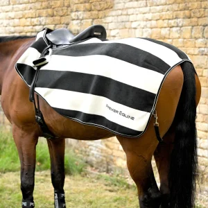 Vellus Horse Fleece Exercise Sheet Black/White