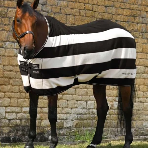 Vellus Horse Fleece Rug Black/White