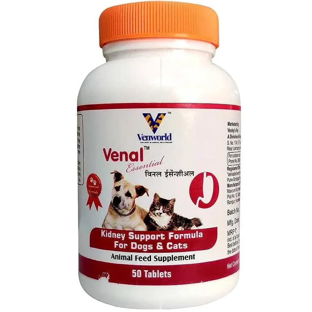Venkys Venal Essentials Tablet for Dogs and Cats (pack of 50 tablets) - Image 2