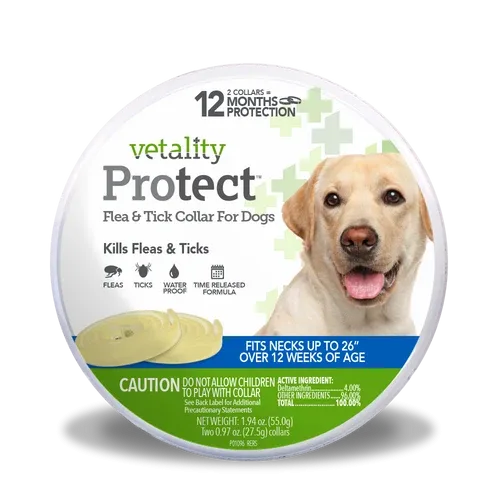 Vetality Protect Flea & Tick Dog Collar 2 Pack - Image 2