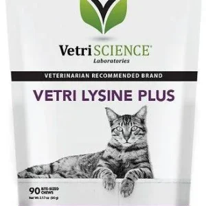VetriScience Vetri-Lysine Plus Immune Health Bite-Sized Cat Chews