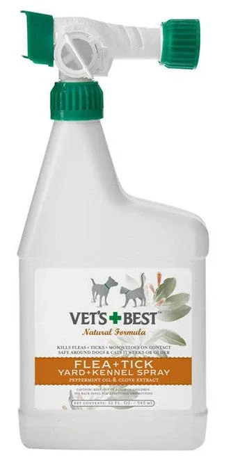 Vet's Best Natural Flea and Tick Yard and Kennel Spray 32 fl. oz - Image 2
