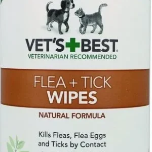 Vets Best Natural Flea/Tick Pet Wipes