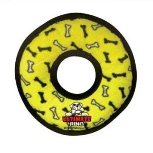 Vip Products Tuffy's Ultimate Ring Yellow Bone Print {L+1}801024