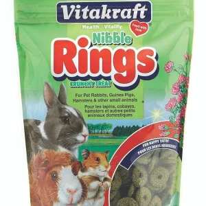 Vitakraft Nibble Rings Crunchy Treat for Small Animals 10.6 oz