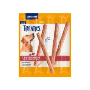 Vitakraft Treaties Smoked Chicken Recipe With Sweet Potatoes Dog Treat 1.69 Oz, 4 Piece