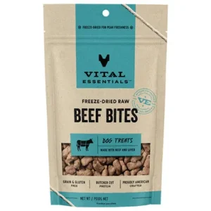 Vital Essentials Beef Bites Freeze