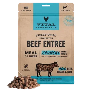 Vital Essentials Beef Entrée Mini Nibs Freeze