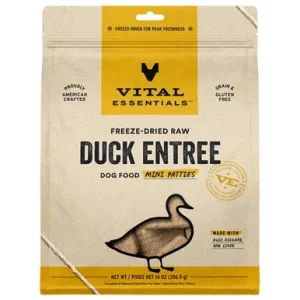 Vital Essentials Duck Entrée Mini Patties Freeze