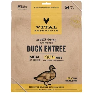 Vital Essentials Duck Entrée & Mixer Soft Nibs Freeze