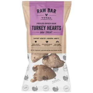 Vital Essentials Raw Bar Turkey Hearts Freeze